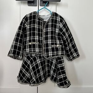 Kids Tweed Dress and Matching Jacket